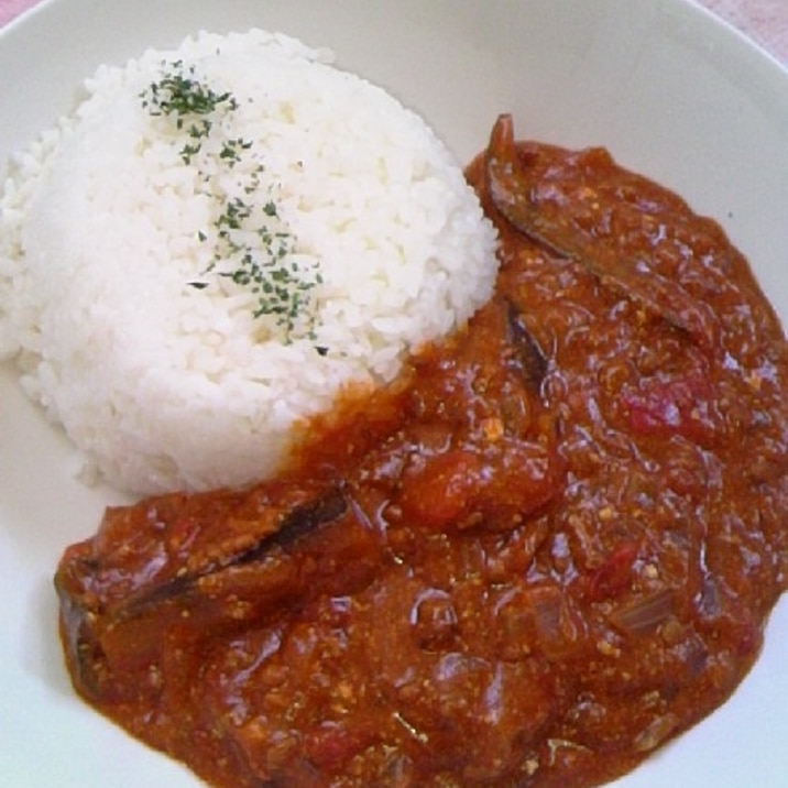 トマト&茄子deヨーグルトカレー♪